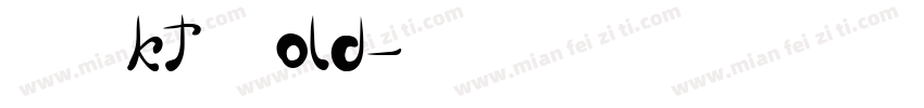 TSTJktB Bold字体转换